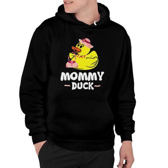 Mommy Duck Cute Mom Rubber Duck Hoodie | Mazezy