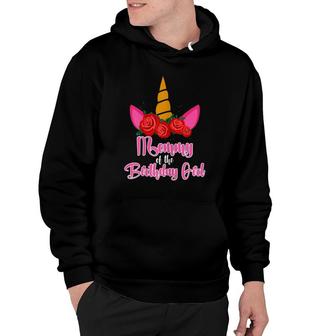 Mommy Of The Birthday Girl Mother Gifts Unicorn Birthday Hoodie | Mazezy