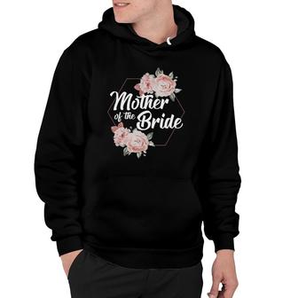 Mother Of The Bride Floral Blush Wedding Gift Design Flowers Hoodie | Mazezy