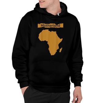 Motherland Africa Map Creative Design Hoodie | Mazezy