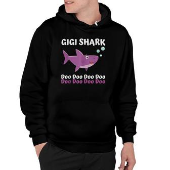 Mothers Day Gift Idea For Mom Grandma Her Gigi Shark Doo Doo Hoodie | Mazezy