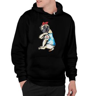 Mother's Day Gifts English Mastiff Tattoo I Love Mom Hoodie | Mazezy