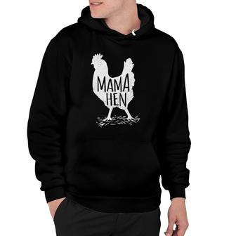 Mother's Day Mama Hen Chicken Gift Mom Farm Hoodie | Mazezy