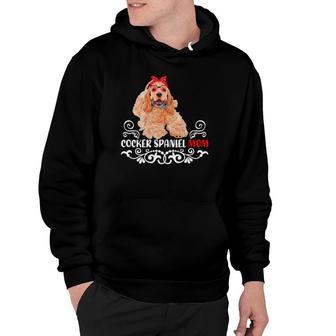 Mother's Day Tee Cocker Spaniel Mom Dog Lover Hoodie | Mazezy