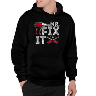 Mr Break It Mr Fix It Funny Dad & Son Matching Father's Day Hoodie | Mazezy