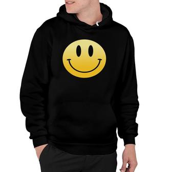 Mr Happy Smiley Smile Face Funny Humor Cute Positive Laugh Pullover Hoodie