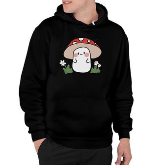 Mushroom Picker Cute Red Toadstool Mushroom Hoodie | Mazezy