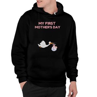 My First Mother's Day Gift For Pregnant Or New Moms Hoodie | Mazezy UK