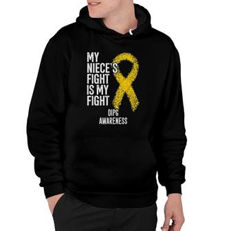 My Niece's Fight Is My Fight Dipg Awareness Hoodie | Mazezy