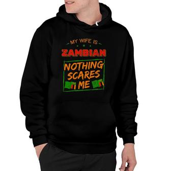 My Wife Is Zambian Republic Of Zambia Heritage Roots Flag Hoodie | Mazezy