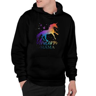 Mythical Creature Mother's Day Magical Animal Mama Unicorn Hoodie | Mazezy