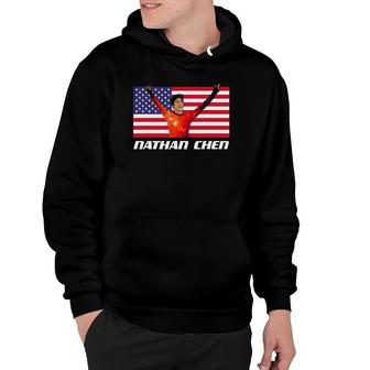 Nathan Chen American Figure Skater 2022 Ver2 Hoodie | Mazezy