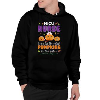 Nicu Nurse Cutest Pumpkins Funny Halloween Costume For Men & Women Hoodie | Mazezy