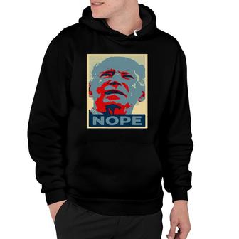 Nope Biden Is Not My President Funny Anti-Biden Political Hoodie | Mazezy DE
