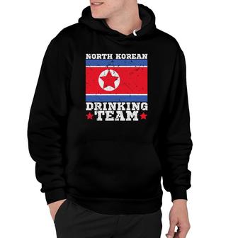 North Korean Drinking Team Funny North Korea Flag Beer Hoodie | Mazezy