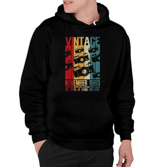 November 1983 38 Birthday 38 Year Old Vintage Birthday Hoodie | Mazezy