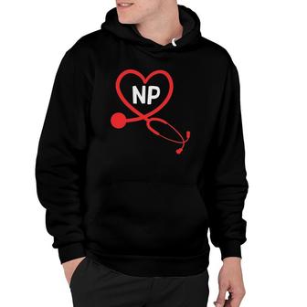 Np Nurse Practitioner Profession Cute Hospital Job Outfit Hoodie | Mazezy CA