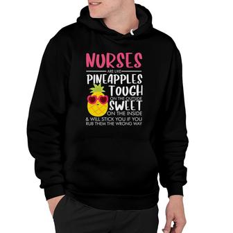 Nurses Like Pineapples Funny Nurse Gifts For Women For Men Hoodie | Mazezy