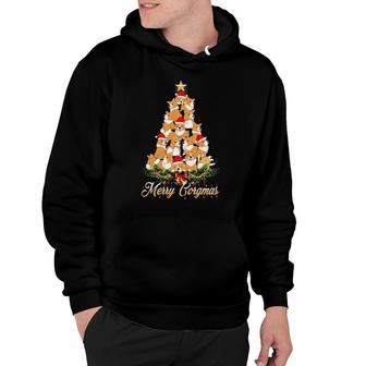 Official Corgi Merry Corgmas Tree Merry Christmas Hoodie | Mazezy
