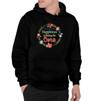 Oma Mother's Dayhappiness Is Being An Oma Design Hoodie | Mazezy
