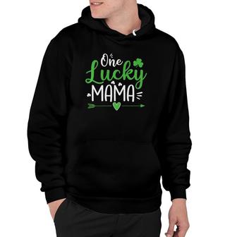 One Lucky Mama St Patrick's Day Funny Mom Gift Hoodie | Mazezy DE