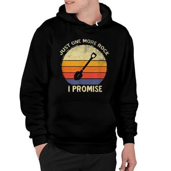 One More Rock Promise Retro Rock Collector Geode Hoodie | Mazezy