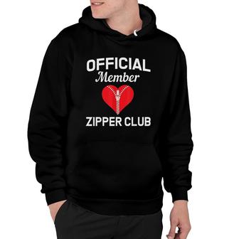 Open Heart Surgery Zipper Club Bypass Get Well Recovery Gift Hoodie | Mazezy