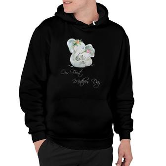 Our First Mothers Day Elephant Grandma Mothers Day Hoodie | Mazezy