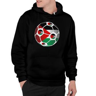 Palestine Flag Soccer Ball Men Women Team Fan Hoodie | Mazezy