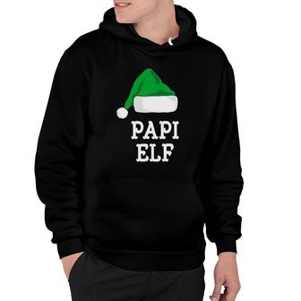 Papi Elf Christmas Matching Family Group Xmas Gift Hoodie | Mazezy