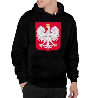 Poland Eagle Polish Flag Tee Hoodie | Mazezy