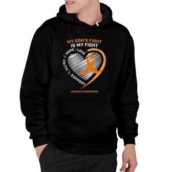 Products Gift Dad Mom Leukemia Awareness S Son Leukemia Hoodie | Mazezy