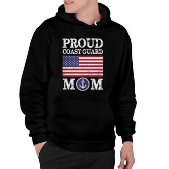 Proud Coast Guard Mom Mother's Day Hoodie | Mazezy
