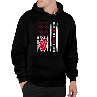 Proud Dad Of A Heart Warrior Chd Awareness Hoodie | Mazezy