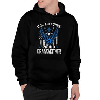 Proud Grandmother US Air Force Stars Air Force Family Hoodie | Mazezy
