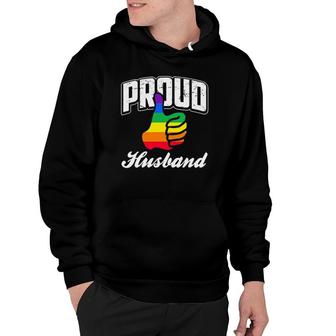 Proud Lgbtq Husband Gay Pride Month V1 Ver2 Hoodie | Mazezy