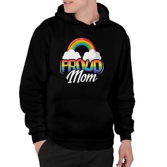 Proud Mom Gay Pride Month Rainbow Lgbt Parent Mother's Day Hoodie | Mazezy