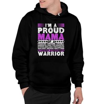 Proud Mom Of A Turner Syndrome Warrior Awareness Hoodie | Mazezy