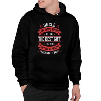 Proud Uncle Funny Father's Day 2021 Gifts From Niece Nephew Hoodie | Mazezy