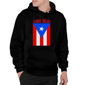 Puerto Rican Cabo Rojo Puerto Rico Flag Hoodie | Mazezy