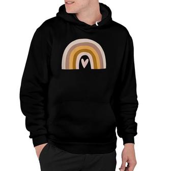Rainbow Mama Miracle Baby Teacher Gifts Pastel Boho Retro Hoodie | Mazezy