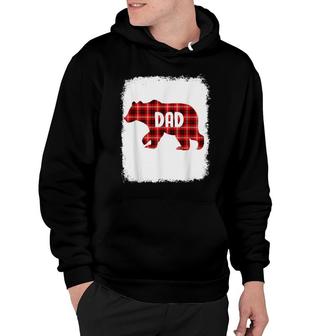 Red Plaid Dad Buffalo Matching Family Papa Pajama Christmas Hoodie | Mazezy DE