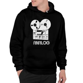 Reel To Reel Recording Analog Hoodie | Mazezy