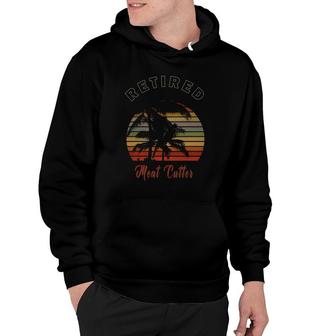 Retired Meat Cutter Retirement Gift Beach Hoodie | Mazezy
