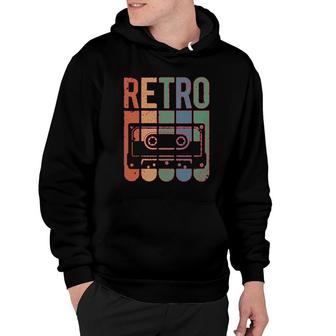 Retro Cassette Tape Colorful Hoodie | Mazezy