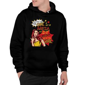 Retro Girl From Mesa Comic Style Mesa Girl Hoodie | Mazezy