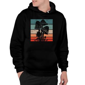 Retro Mushroom Hunter Foraging - Forager Vintage Mushroom Hoodie | Mazezy