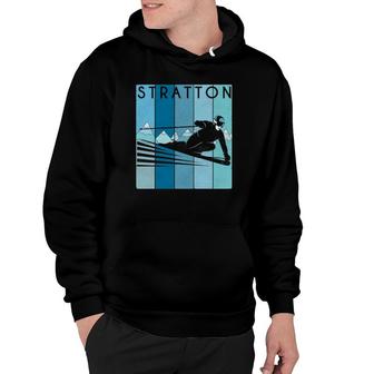 Retro Stratton Vermont Ski Vintage Stratton Vt Ski Hoodie | Mazezy
