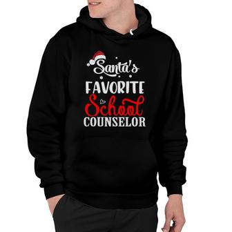 Santa's Favorite School Counselor Christmas Santa  Hoodie