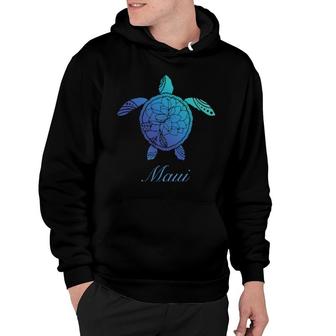 Save The Hawaii Sea Turtles Hawaiian Blue Tribal Turtle Honu Hoodie | Mazezy